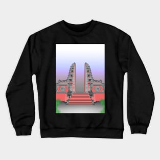 Balinese gate Crewneck Sweatshirt